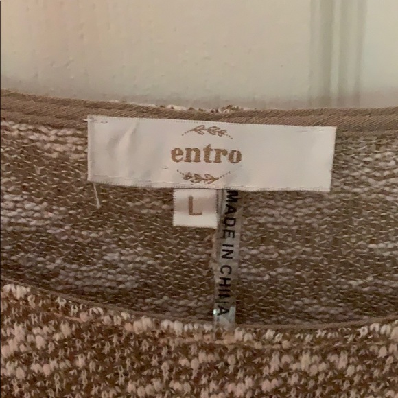 “Entro” Blouse/Sweater with Ruffle Detail - Picture 2 of 4